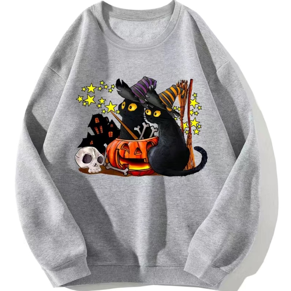 NWT Vintage Black Cats Witchy Sweatshirt